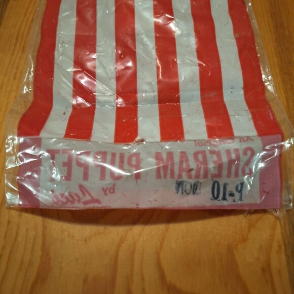 Sheram Felt Hand Puppet By Luci P10 Don Lion 9x5" Original Vintage Sealed - Picture 8 of 9